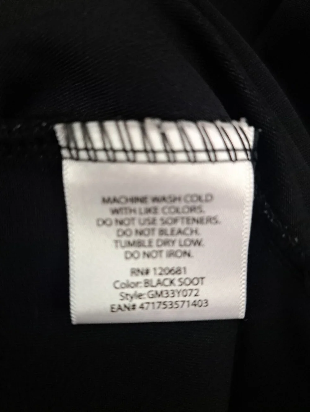 George Black Polo with Subtle Gray Diamond Grid Size 2XL - Picture 4 of 5